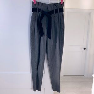 High waisted cropped pants
